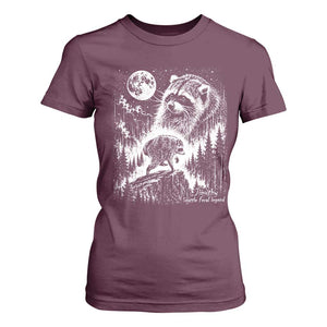 Jimothy Three Raccoon Moon Parody Wildlife Graphic T Shirt For Women Vintage Seattle Feral Legend Trash Panda Meme