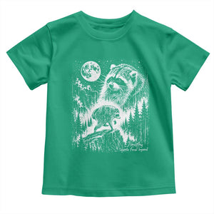 Jimothy Three Raccoon Moon Parody Wildlife Graphic Toddler T Shirt Vintage Seattle Feral Legend Trash Panda Meme