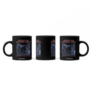 Protect Our National Parks Funny Cryptid Society Vintage Graphic Coffee Mug Bigfoot Mothman Wendigo Where Legends Still Roam Free