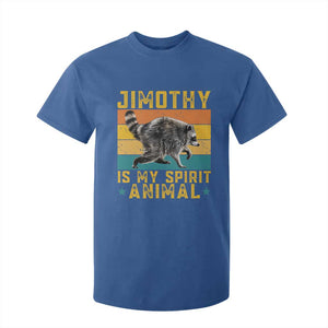 Jimothy Is My Spirit Animal Seattle Raccoon Lover T Shirt For Kid Retro Sunset Viral Ballard Trash Panda Graphic