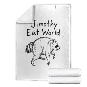 Jimothy Eat World Funny Music Parody Throw Blanket Viral Seattle Raccoon Trash Panda Meme