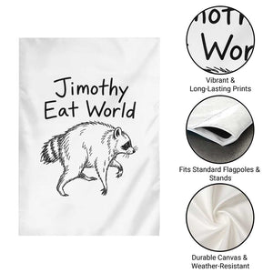 Jimothy Eat World Funny Music Parody Garden Flag Viral Seattle Raccoon Trash Panda Meme