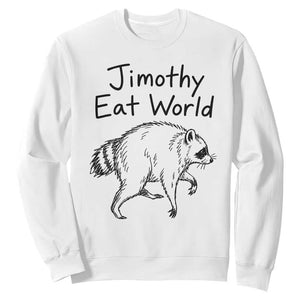 Jimothy Eat World Funny Music Parody Sweatshirt Viral Seattle Raccoon Trash Panda Meme