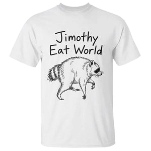 Jimothy Eat World Funny Music Parody T Shirt Viral Seattle Raccoon Trash Panda Meme