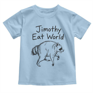 Jimothy Eat World Funny Music Parody Toddler T Shirt Viral Seattle Raccoon Trash Panda Meme