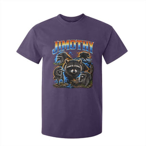 Jimothy the Raccoon Vintage 90s Bootleg Lightning Graphic T Shirt For Kid Viral Seattle Trash Panda