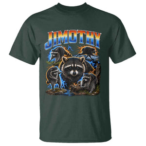 Jimothy the Raccoon Vintage 90s Bootleg Lightning Graphic T Shirt Viral Seattle Trash Panda
