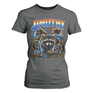 Jimothy the Raccoon Vintage 90s Bootleg Lightning Graphic T Shirt For Women Viral Seattle Trash Panda