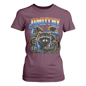 Jimothy the Raccoon Vintage 90s Bootleg Lightning Graphic T Shirt For Women Viral Seattle Trash Panda