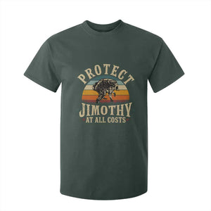 Protect Jimothy At All Costs Seattle Raccoon T Shirt For Kid Vintage Sunset Feral Trash Panda Legend Supporter