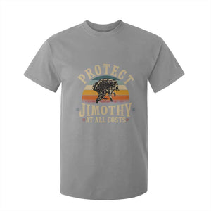 Protect Jimothy At All Costs Seattle Raccoon T Shirt For Kid Vintage Sunset Feral Trash Panda Legend Supporter