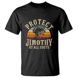 Protect Jimothy At All Costs Seattle Raccoon T Shirt Vintage Sunset Feral Trash Panda Legend Supporter