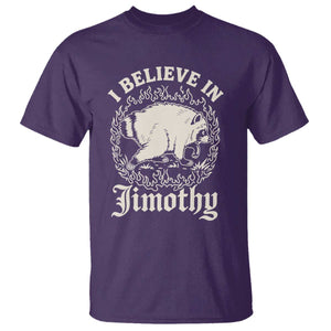 I Believe In Jimothy the Seattle Raccoon T Shirt Flaming Circle Vintage Feral Legend Trash Panda Supporter