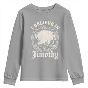 I Believe In Jimothy the Seattle Raccoon Youth Sweatshirt Flaming Circle Vintage Feral Legend Trash Panda Supporter