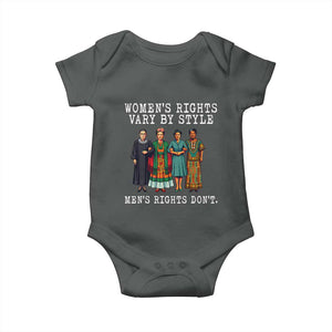Womens Rights Vary By Style Feminists Historic Female Empowerment Baby Onesie Powerful Feminism Civil Rights Movement