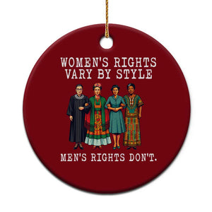 Womens Rights Vary By Style Feminists Historic Female Empowerment Ceramic Ornament Powerful Feminism Civil Rights Movement