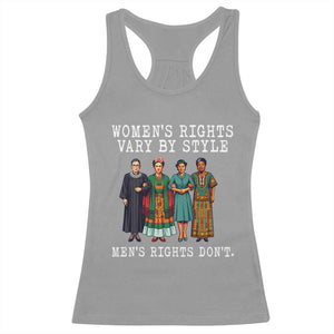 Womens Rights Vary By Style Feminists Historic Female Empowerment Racerback Tank Top Powerful Feminism Civil Rights Movement