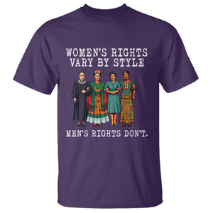 Womens Rights Vary By Style Feminists Historic Female Empowerment T Shirt Powerful Feminism Civil Rights Movement