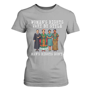 Womens Rights Vary By Style Feminists Historic Female Empowerment T Shirt For Women Powerful Feminism Civil Rights Movement