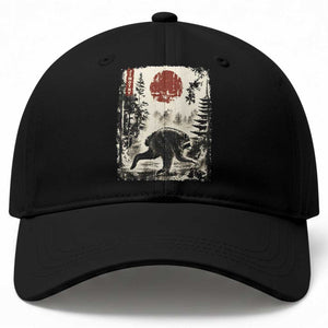 Jimothy the Raccoon Japanese Ukiyo-e Style Vintage Graphic Baseball Cap Viral Seattle Trash Panda Feral Legend Supporter