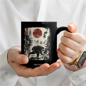 Jimothy the Raccoon Japanese Ukiyo-e Style Vintage Graphic Coffee Mug Viral Seattle Trash Panda Feral Legend Supporter