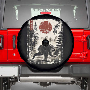Jimothy the Raccoon Japanese Ukiyo-e Style Vintage Graphic Spare Tire Cover Viral Seattle Trash Panda Feral Legend Supporter