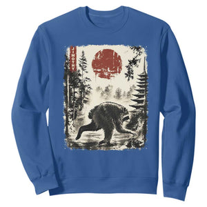 Jimothy the Raccoon Japanese Ukiyo-e Style Vintage Graphic Sweatshirt Viral Seattle Trash Panda Feral Legend Supporter