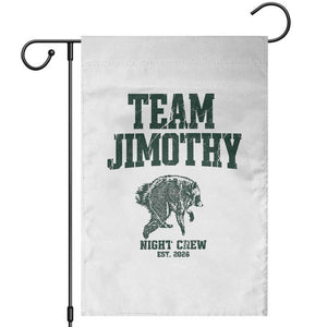 Team Jimothy Night Crew Est 2026 Viral Seattle Raccoon Garden Flag Feral Legend Trash Panda Vintage Athletic Style Graphic