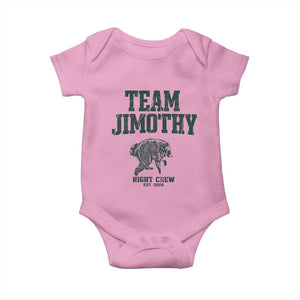 Team Jimothy Night Crew Est 2026 Viral Seattle Raccoon Baby Onesie Feral Legend Trash Panda Vintage Athletic Style Graphic
