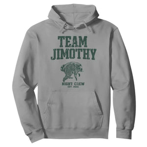 Team Jimothy Night Crew Est 2026 Viral Seattle Raccoon Hoodie Feral Legend Trash Panda Vintage Athletic Style Graphic