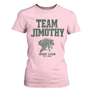 Team Jimothy Night Crew Est 2026 Viral Seattle Raccoon T Shirt For Women Feral Legend Trash Panda Vintage Athletic Style Graphic