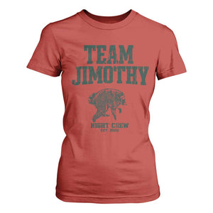 Team Jimothy Night Crew Est 2026 Viral Seattle Raccoon T Shirt For Women Feral Legend Trash Panda Vintage Athletic Style Graphic
