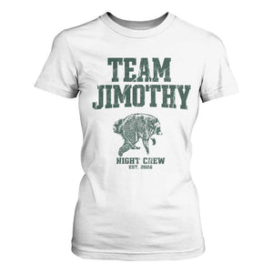 Team Jimothy Night Crew Est 2026 Viral Seattle Raccoon T Shirt For Women Feral Legend Trash Panda Vintage Athletic Style Graphic