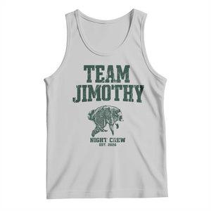 Team Jimothy Night Crew Est 2026 Viral Seattle Raccoon Tank Top Feral Legend Trash Panda Vintage Athletic Style Graphic