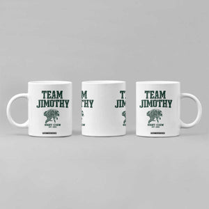 Team Jimothy Night Crew Est 2026 Viral Seattle Raccoon Coffee Mug Feral Legend Trash Panda Vintage Athletic Style Graphic