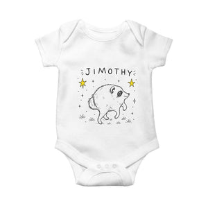 Cute Doodle Starry Jimothy the Raccoon Graphic Baby Onesie Viral Seattle Trash Panda