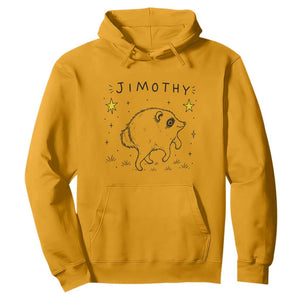 Cute Doodle Starry Jimothy the Raccoon Graphic Hoodie Viral Seattle Trash Panda