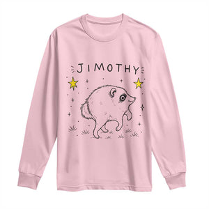 Cute Doodle Starry Jimothy the Raccoon Graphic Long Sleeve Shirt Viral Seattle Trash Panda