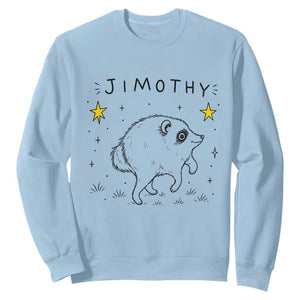 Cute Doodle Starry Jimothy the Raccoon Graphic Sweatshirt Viral Seattle Trash Panda