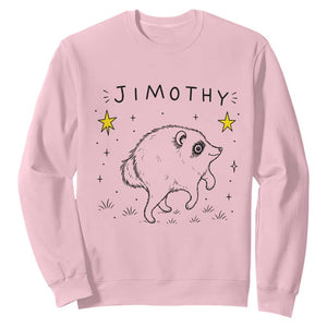 Cute Doodle Starry Jimothy the Raccoon Graphic Sweatshirt Viral Seattle Trash Panda