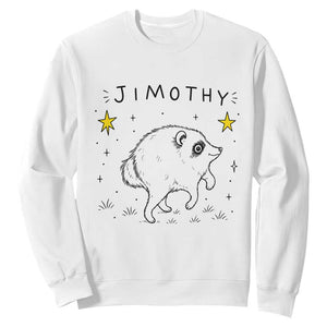 Cute Doodle Starry Jimothy the Raccoon Graphic Sweatshirt Viral Seattle Trash Panda