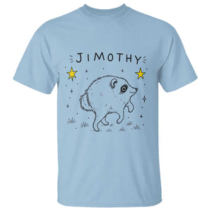 Cute Doodle Starry Jimothy the Raccoon Graphic T Shirt Viral Seattle Trash Panda