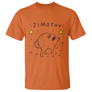 Cute Doodle Starry Jimothy the Raccoon Graphic T Shirt Viral Seattle Trash Panda