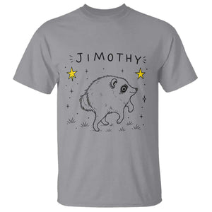 Cute Doodle Starry Jimothy the Raccoon Graphic T Shirt Viral Seattle Trash Panda
