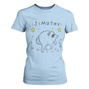 Cute Doodle Starry Jimothy the Raccoon Graphic T Shirt For Women Viral Seattle Trash Panda