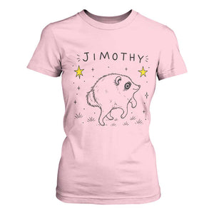 Cute Doodle Starry Jimothy the Raccoon Graphic T Shirt For Women Viral Seattle Trash Panda