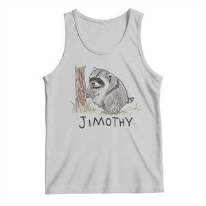 Jimothy Funny Viral Seattle Raccoon Crayon Drawing Graphic Tank Top Trash Panda Feral Legend Supporter