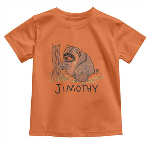 Jimothy Funny Viral Seattle Raccoon Crayon Drawing Graphic Toddler T Shirt Trash Panda Feral Legend Supporter