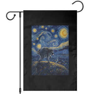 Jimothy Seattle Raccoon Starry Night Parody Graphic Garden Flag Trash Panda Feral Legend Supporter