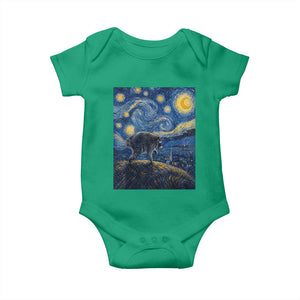 Jimothy Seattle Raccoon Starry Night Parody Graphic Baby Onesie Trash Panda Feral Legend Supporter